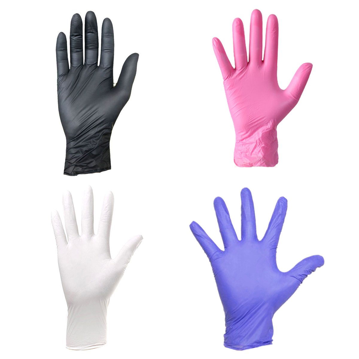 Medical Gloves - ถุงมือทิ้ง XS Latex แป้งฟรีถุงมือไวนิลไนไตรล์มือขนาดเล็กพิเศษสําหรับหญิงสาวเด็ก One Time