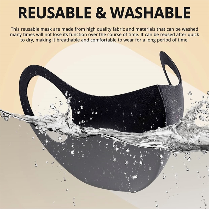 Surgical Mask - 5/10PCSแฟชั่นEarloopหน้ากากฤดูใบไม้ผลิกันฝุ่นล้างทําความสะอาดได้Reusable Face Mask Unisex Outdoor Travelหน้ากากระบายอากาศ