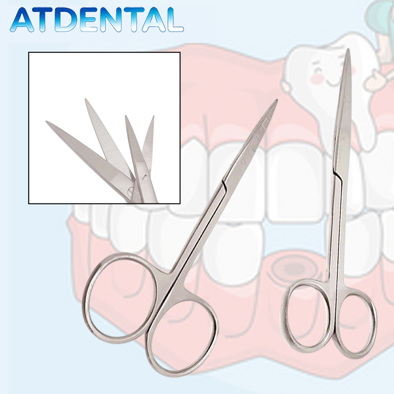 Medical Scissors - กรรไกรผ่าตัดแบบตรง คุณภาพสูง ผลิตจากเหล็กกล้าไร้สนิม สำหรับการแพทย์ ทันตกรรม และจักษุวิทยา