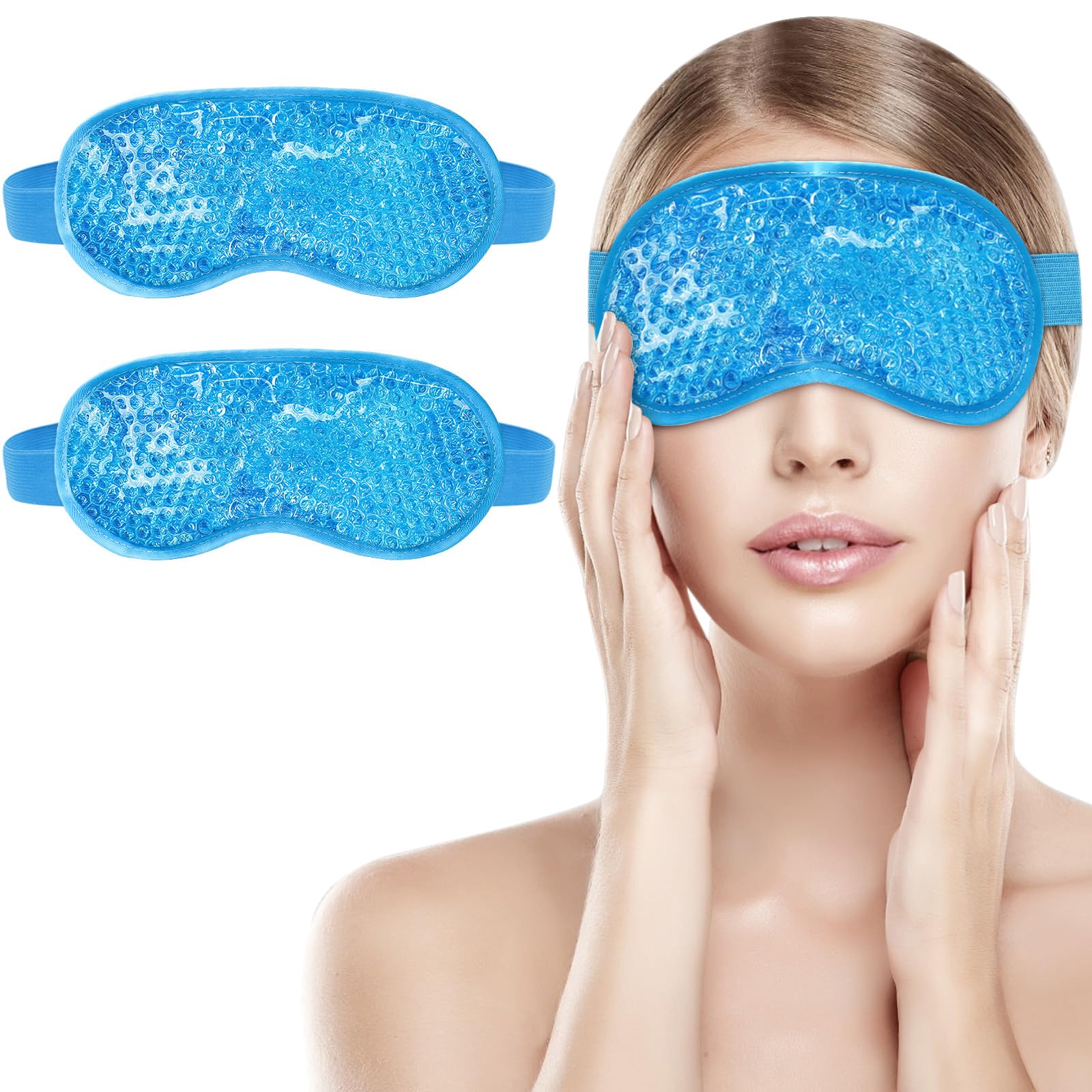 Surgical Mask - แผ่นมาส์กเย็นสำหรับดวงตาบวม แผ่นประคบเย็นสำหรับหลังผ่าตัดดวงตา บรรเทาความตึงเครียด อาการคันตา ปวดหัว