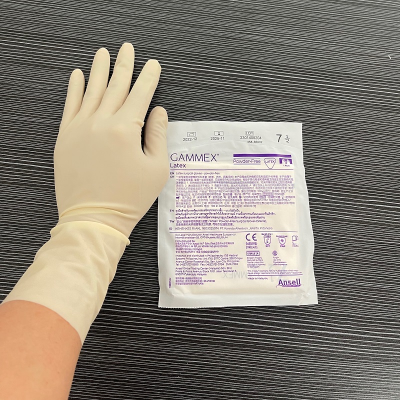 Medical Gloves - ถุงมือยาง Ansell Gammex (1 คู่) ขนาด