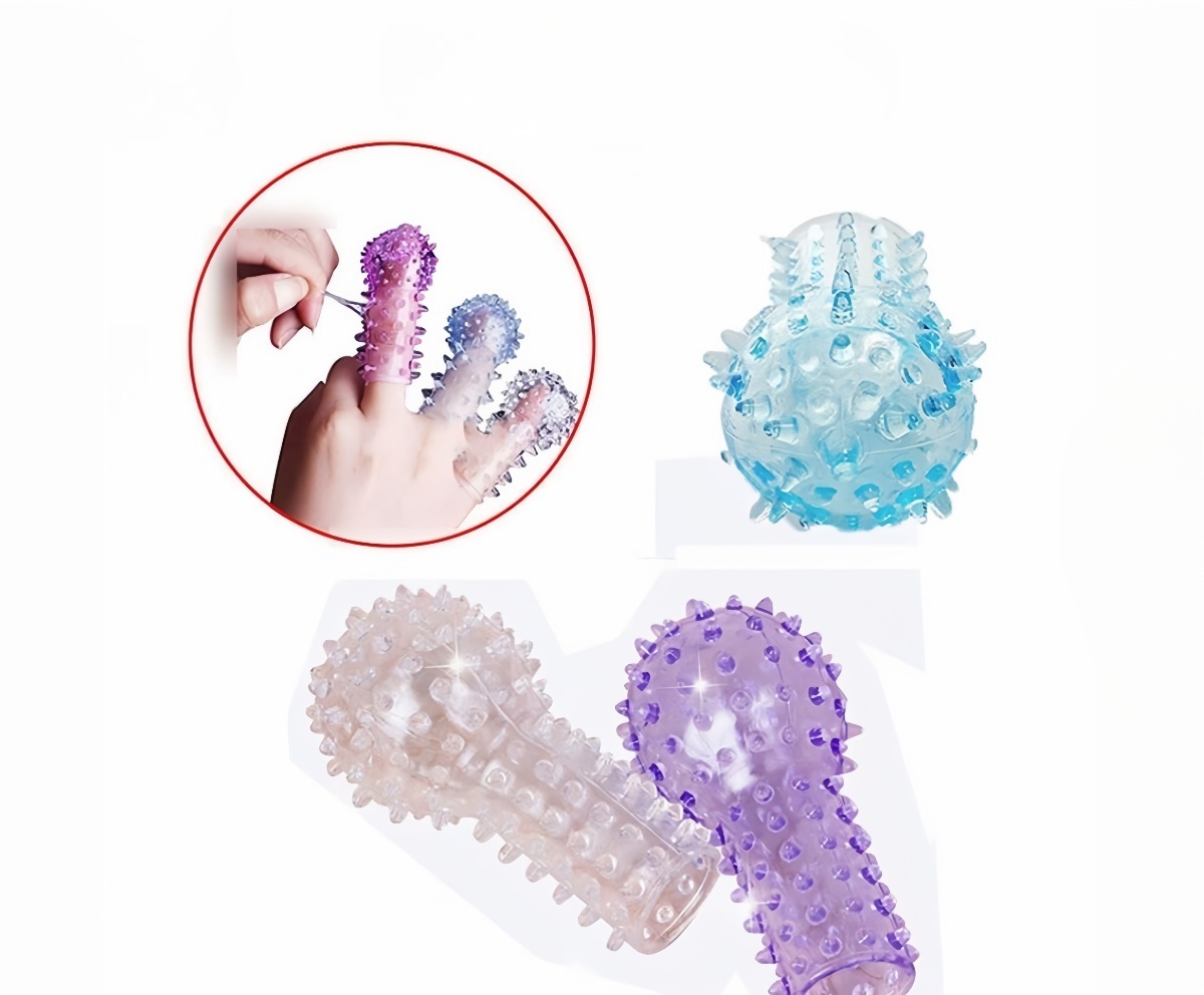 Medical Gloves - ยางนุ่ม Flirting ถุงมือสําหรับผู้หญิง G-Spot Stimulator Barbed