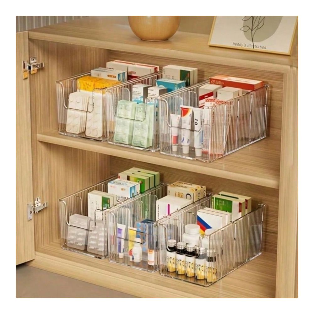 กล่องยาแบบโปร่งใสขนาดใหญ่ 4 ช่ - First Aid Kit บทวิจารณ์และราคา