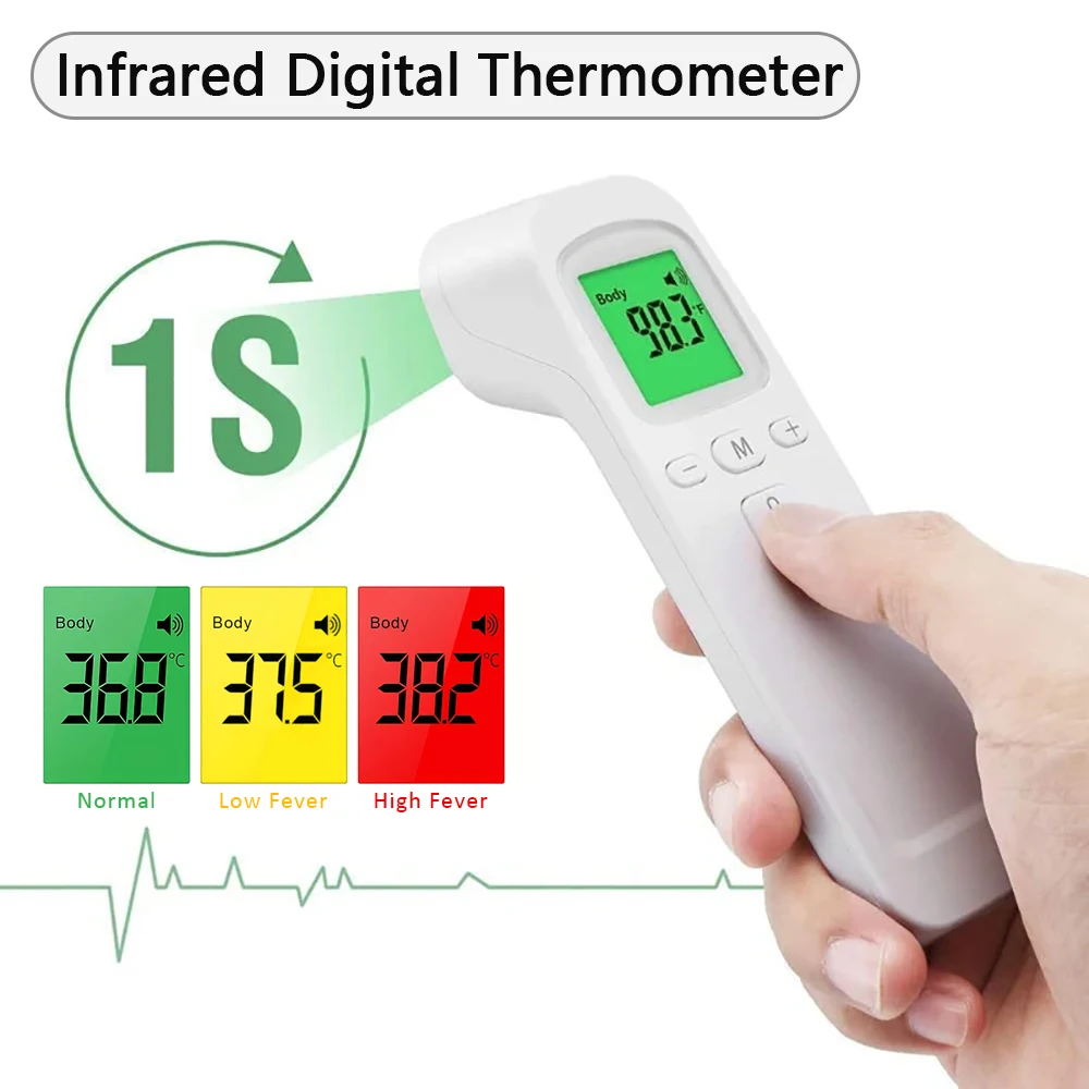 เครื่องวัดอุณหภูมิร่างกายแบบอิ - Pulse Oximeter บทวิจารณ์และราคา