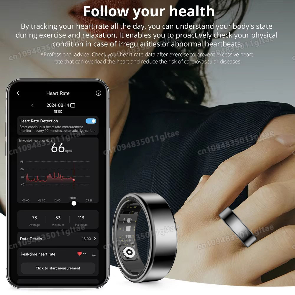 แหวนอัจฉริยะ R10 พร้อมเคสชาร์จ - Blood Pressure Monitor บทวิจารณ์และราคา