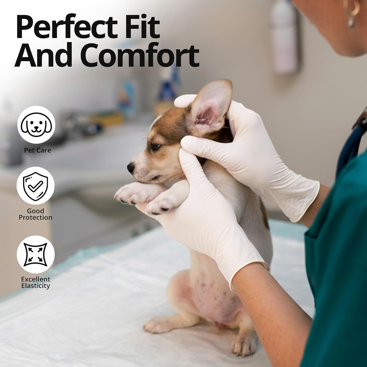 ถุงมือไนไตรล์สีขาวแบบหนาพิเศษ  - Medical Gloves บทวิจารณ์และราคา