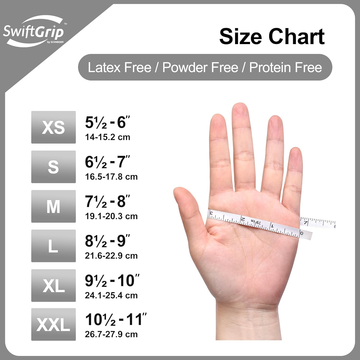 ถุงมือไนไตรล์สีขาวแบบหนาพิเศษ  - Medical Gloves บทวิจารณ์และราคา