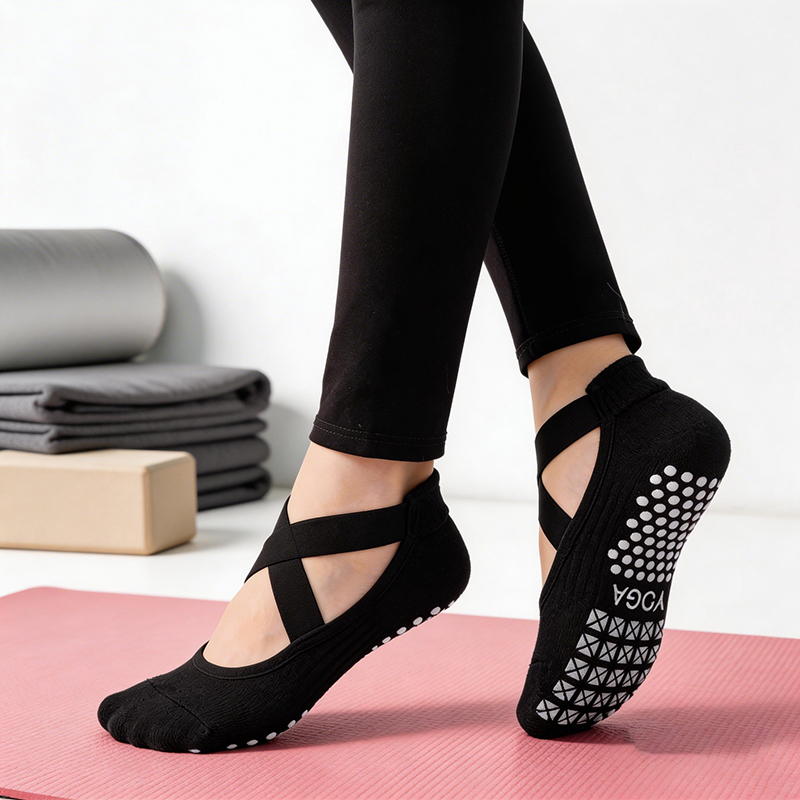 ถุงเท้าโยคะกันลื่นสำหรับผู้หญิ - Medical Tape บทวิจารณ์และราคา
