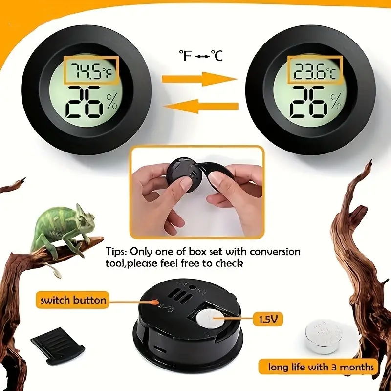 ℉ / ℃   MINI LCD ดิจิตอลเครื่อ - Thermometer Digital บทวิจารณ์และราคา