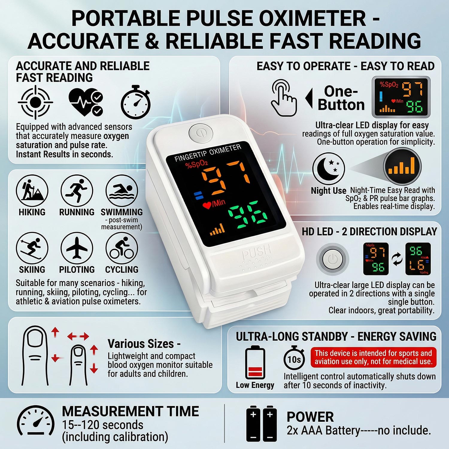 เครื่องวัดอุณหภูมิอินฟราเรดแบบ - Pulse Oximeter บทวิจารณ์และราคา