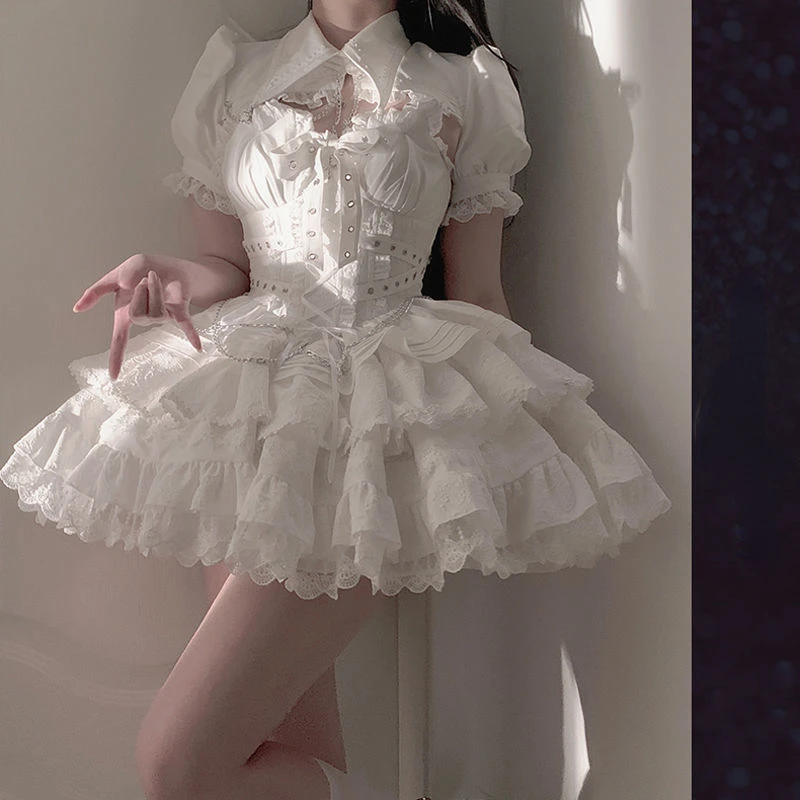 Victorian Gothic Lolita Jsk Vi - Bandage บทวิจารณ์และราคา